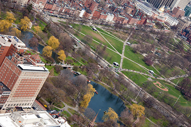 istock Looking at Boston Common from top floor of JHancock building 178163429