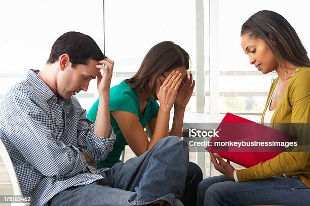 Couple Having Relationship Counselling Stock Photo - Download Image Now - 20-29 Years, 30-39 Years, 40-49 Years