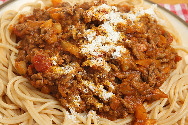 istock Spaghetti Bolognaise with Parmesan Cheese 178163630