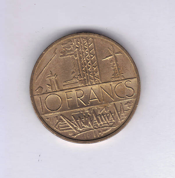 istock Numismatic Coin: France 10 Francs Electric Pylon 178164888