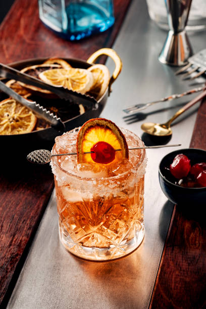 istock Clementine Mocktail in Whiskey Glass 1781651453
