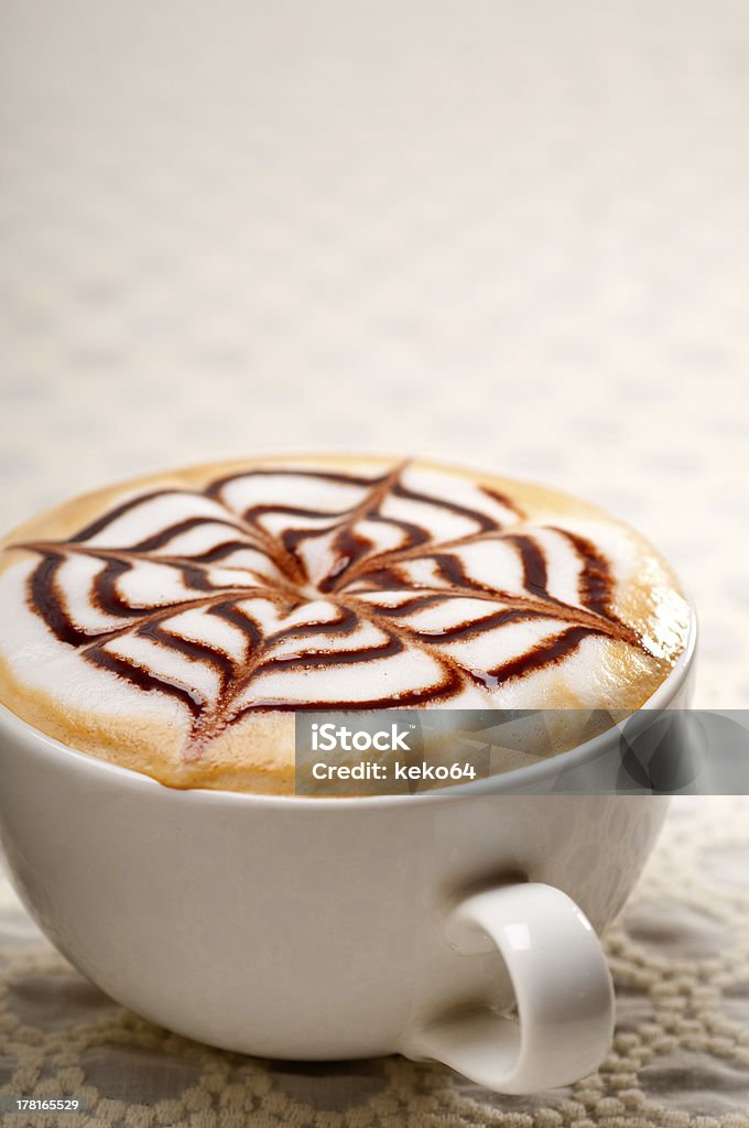 Xícara de cappuccino - Foto de stock de Bebida royalty-free