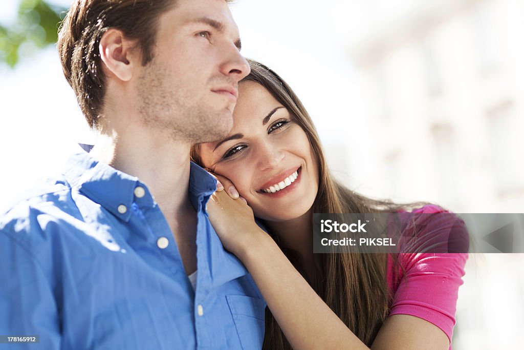 Happy young couple Adult Stock Photo