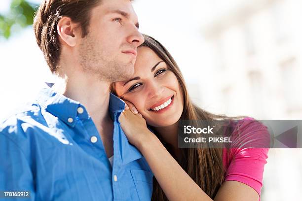 Happy Young Couple Stock Photo - Download Image Now - Adult, Adults Only, Affectionate