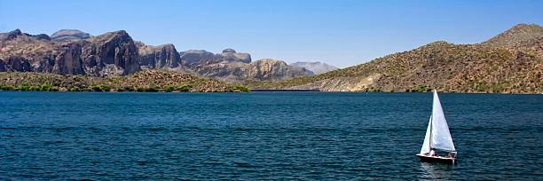 istock Sailboat on Saguaro Lake, Arizona 178166431
