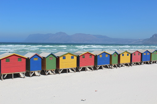 The Muizenberg Beach Huts, Muizenberg, South Africa