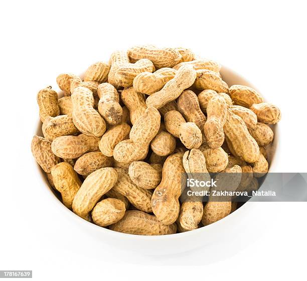 Foto de Raw Casco Amendoim e mais fotos de stock de Alimentação Saudável - Alimentação Saudável, Amendoim - Noz, Arachis