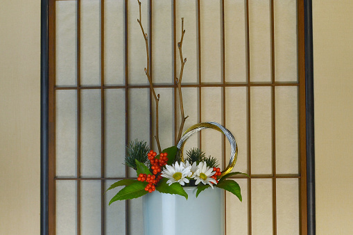 Flower Arrangement for A New Year Day/Studio Shot