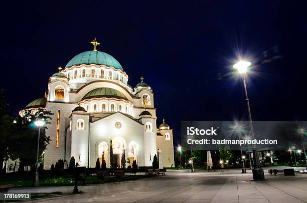 Belgrad Bei Nacht Stockfoto und mehr Bilder von Abenddämmerung - Abenddämmerung, Architektur, Basilika