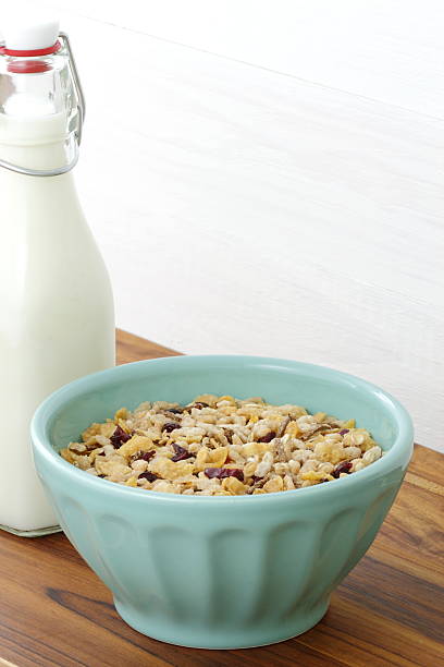 istock Delicious and healthy muesli with fresh milk 178170783
