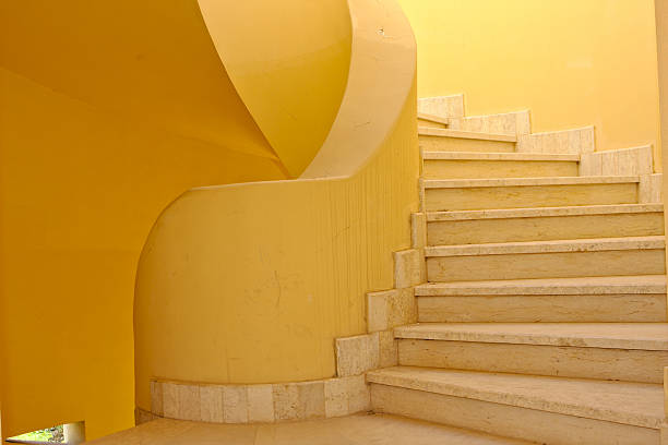 istock Stone spiral stairs fragment 178171403