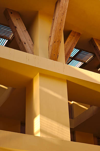 istock Columns and beams architectural fragment of hotel building 178171812