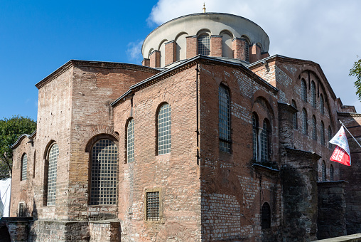 Istanbul, Turkey, 11th of October 2023, Hagia Irene or or Hagia Eireneis an Eastern Orthodox church located in the outer courtyard of Topkapı Palace.