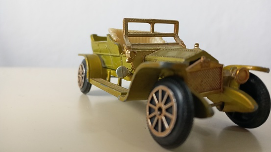 Old car vintage toy