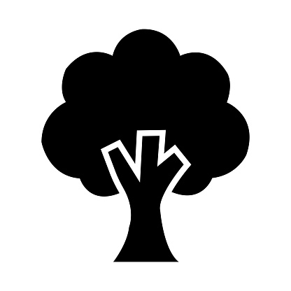 Tree Vector Glyph Icon For Personal And Commercial Use.