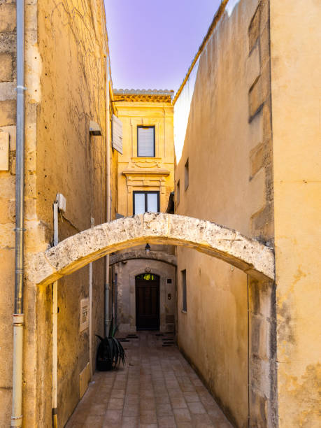 Street view of old village Saint-Remy-de-Provence in France Street view of old village Saint-Remy-de-Provence in France nostradamus stock pictures, royalty-free photos & images