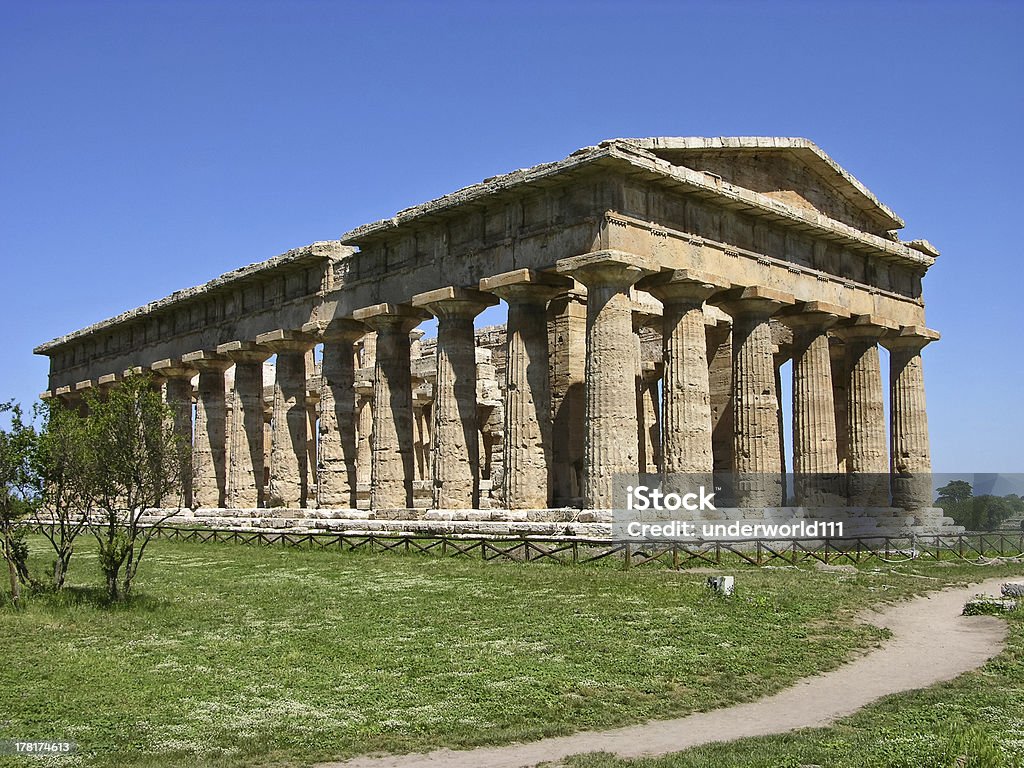 Templo grego no sul da Itália - Foto de stock de Agrigento royalty-free