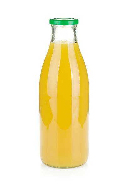 istock Glass bottle of pineapple juice 178175747