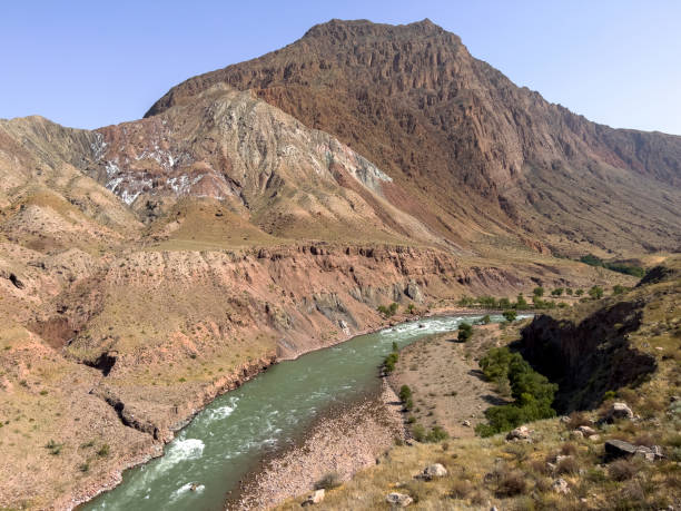 istock Beautiful Afghan landscape at the Panj River. 1781762886