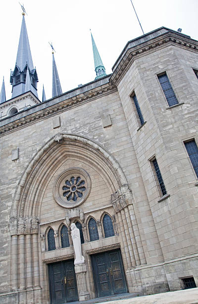 istock Notre Dame cathedral in Luxembourg 178177009