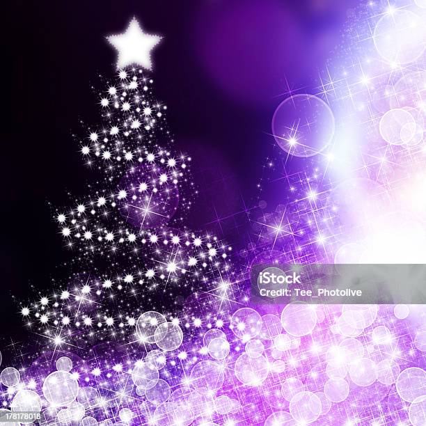 Christmas Abstract Background Stock Photo - Download Image Now - Abstract, Blue, Celebration