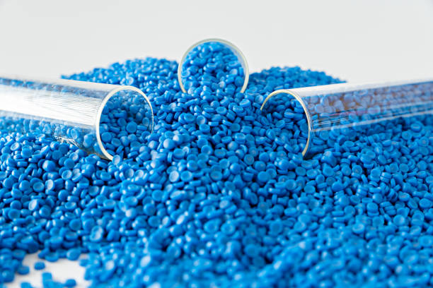 istock White plastic grain, plastic polymer granules,hand hold Polymer pellets, Raw materials for making water pipes, Plastics from petrochemicals and compound extrusion, resin from plant polyethylene. 1781806656