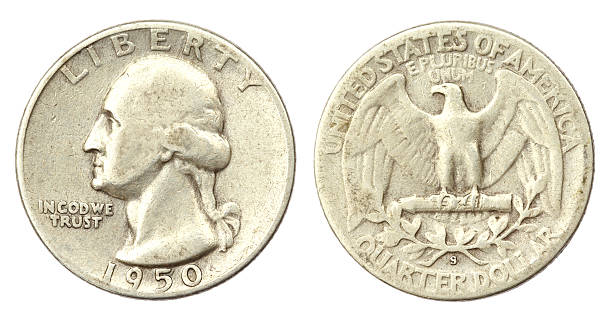istock Quarter Dollar Coin of USA 178181293
