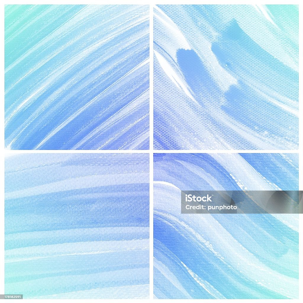Satz von bunte abstrakte Wasser Farbe malen Hintergrund - Lizenzfrei Abstrakt Stock-Foto