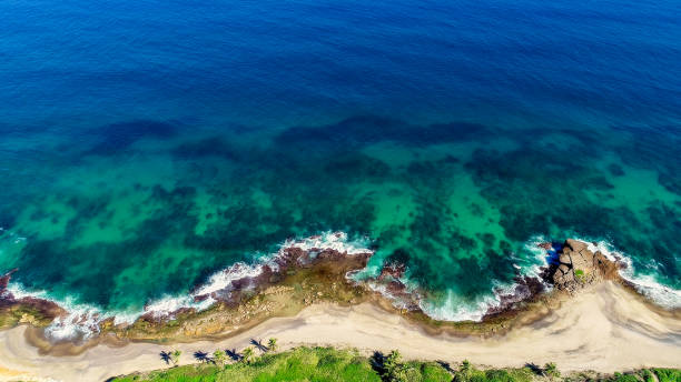 istock Artistic beach front birdseye aerial - 4490-HWY - Hatillo, PR 1781832809