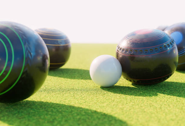 istock Lawn Bowls On Green Grass 1781855695