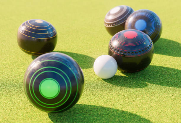 istock Lawn Bowls On Green Grass 1781855714