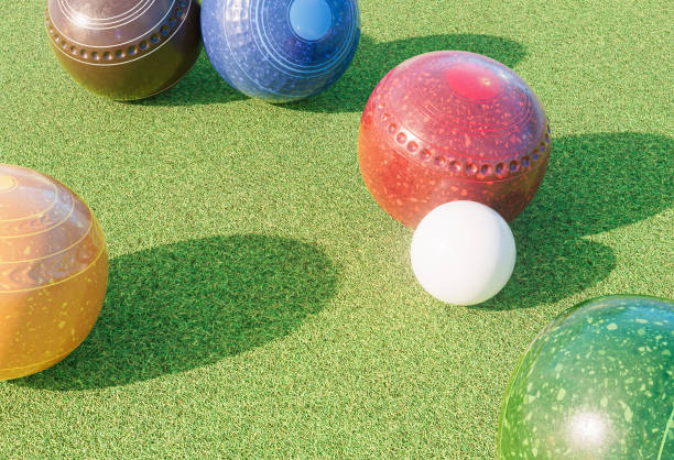 istock Lawn Bowls On Green Grass 1781855720