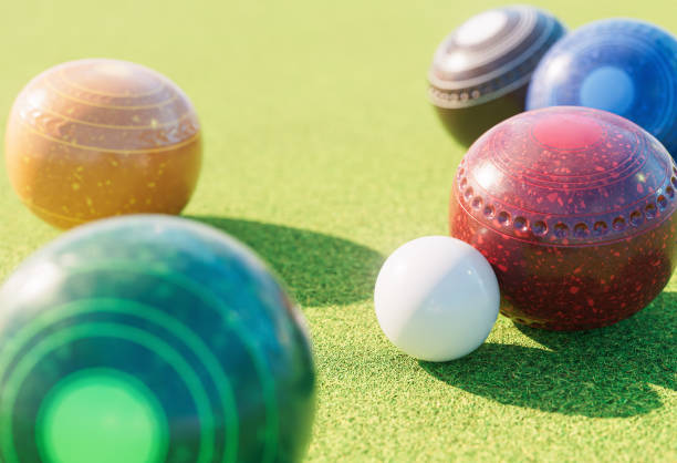 istock Lawn Bowls On Green Grass 1781855722