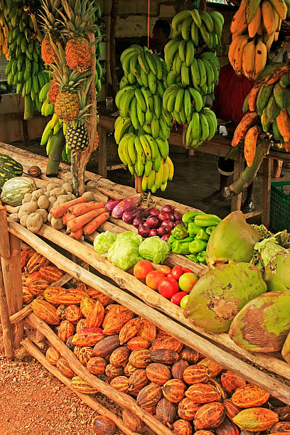 istock Fruit stand in small village, Samana peninsula 178186170