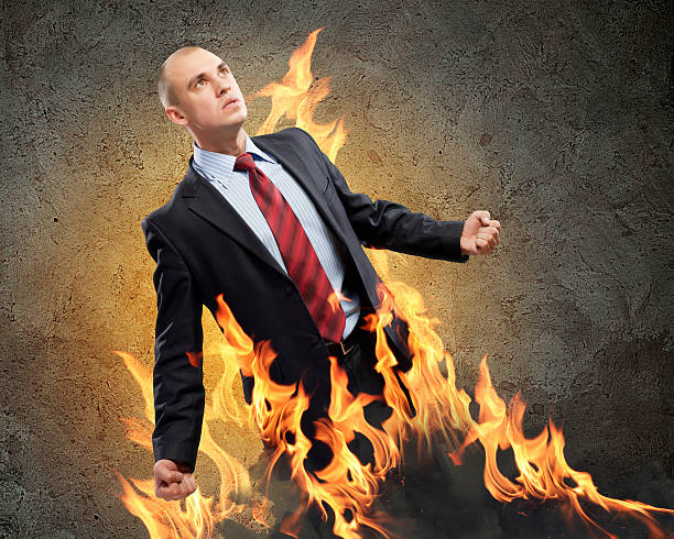 istock Businessman in anger 178186269