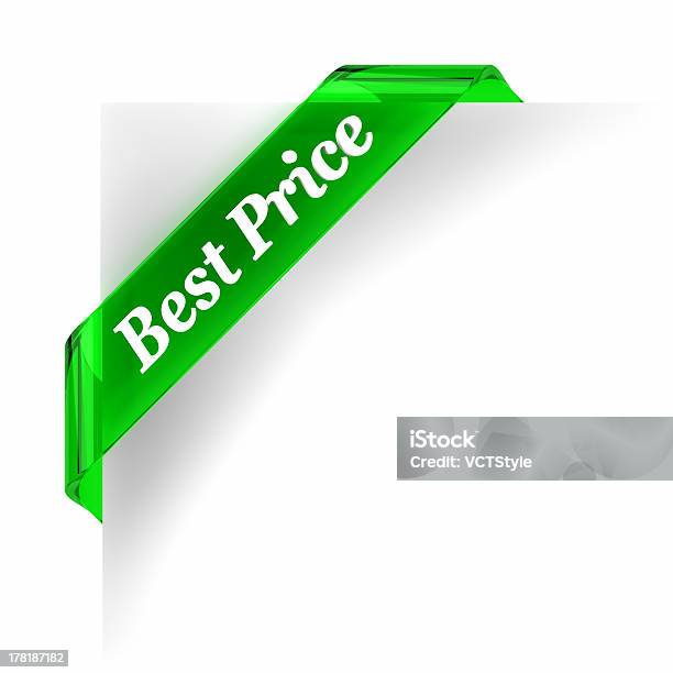 Best Price Green Banner Stock Photo - Download Image Now - Agreement, Award Ribbon, Bookmark