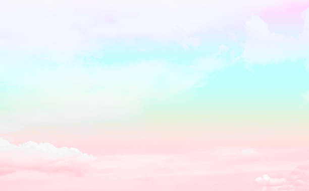 istock Cloud Sky Pink Background Blue Green Dreamy Pastel Gradient Color Display Day Beautiful Fantasy Abstract Winter Summer Mockup Frame Product Backdrop Dream Freedom Sunset Bright Sunny View Horizon. 1781876319