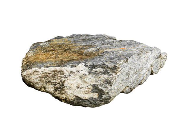istock Stone Rock Mountain cliff Isolated on White Background, Large Boulder Granite Pile Nature Landscape, Texture Big rocky, Texture Platform Shelf Ledge Stage Mockup Display Product, Mineral Ancient. 1781877418