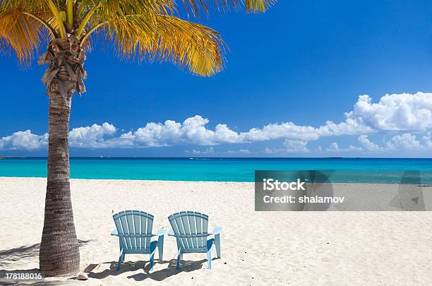 Beautiful Caribbean Beach Stock Photo - Download Image Now - Anguilla, Beach, Scenics - Nature