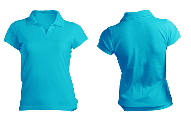 istock cyan women's polo shirt 178188409