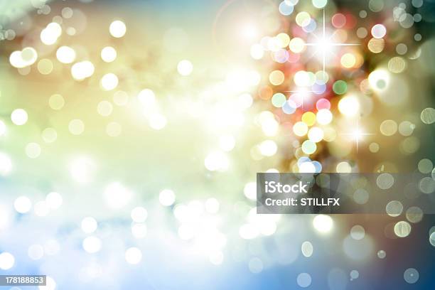 Abstract Background Stock Photo - Download Image Now - Christmas Lights, Illuminated, Star Shape