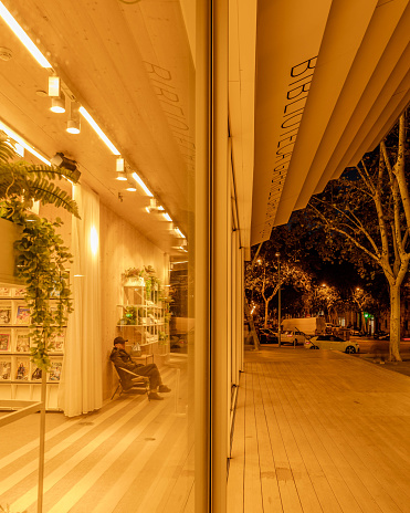 Barcelona, Spain, 11/07/2023: 2023's best public library is the Biblioteca Gabriel García Márquez in Barcelona. It has been named the best public library by the International Federation of Library Associations and Institution.