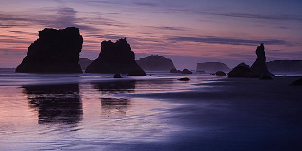 istock Bandon Beach Sea Stacks at Sunrise 178189233