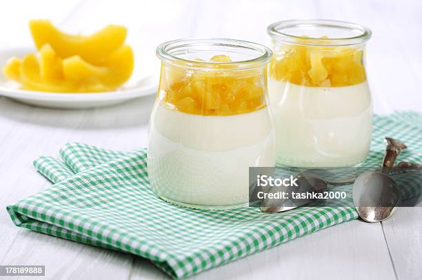 Fruit Dessert With Mango Stock Photo - Download Image Now - Appetizer, Breakfast, Cream - Dairy Product