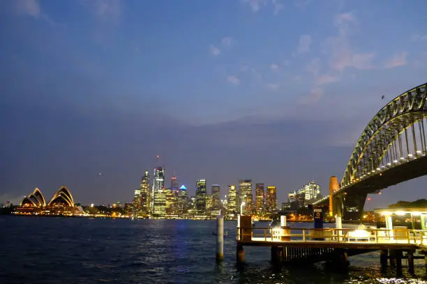 Sydney Harbour Bridge and operahouse