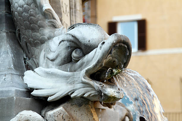istock Fountain near Pantheon on Rome, Italy 178193081