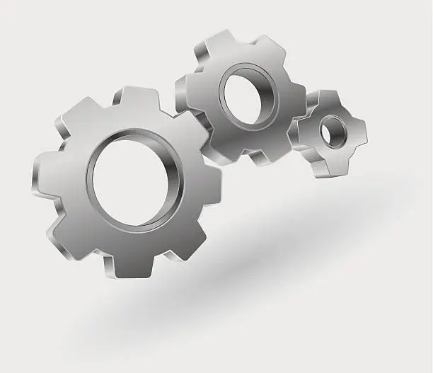Vector illustration of Gears