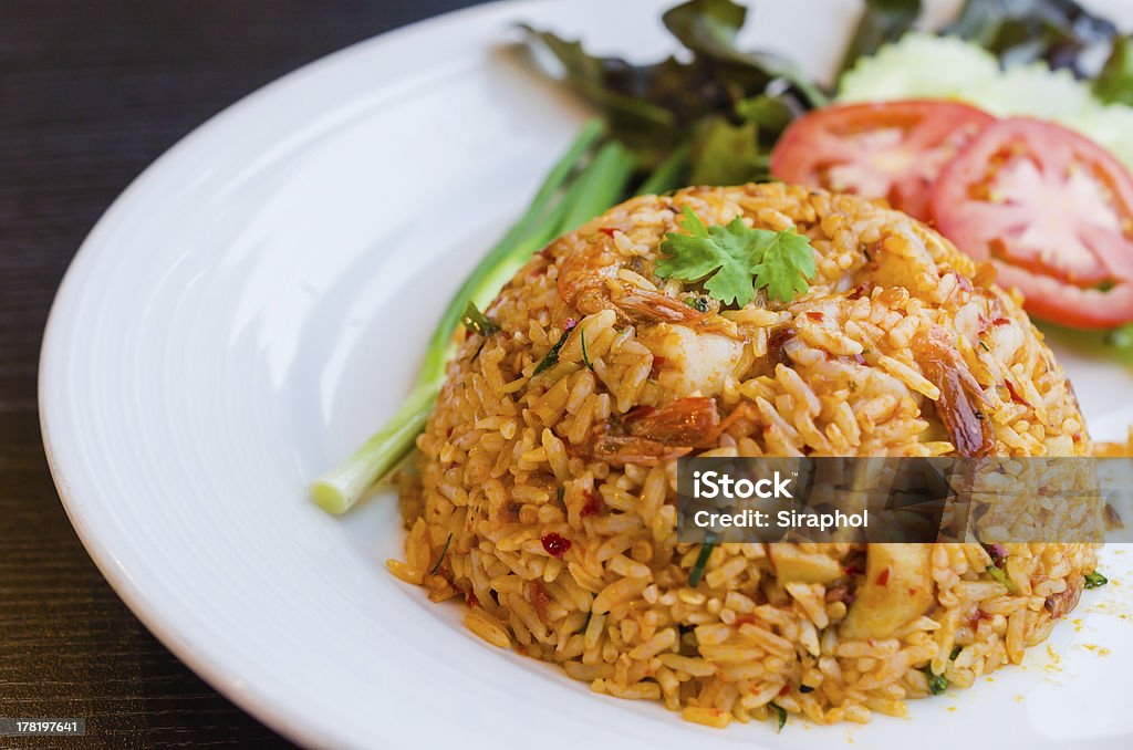 Fried rice Spicy Fried rice Asia Stock Photo