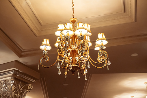 old decorative chandelier