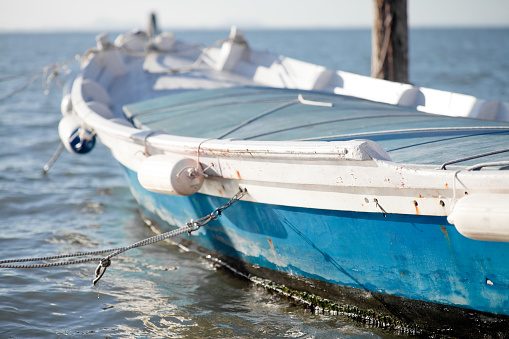 Fishing Boat in Venice Lagoon, Pellestrina Island